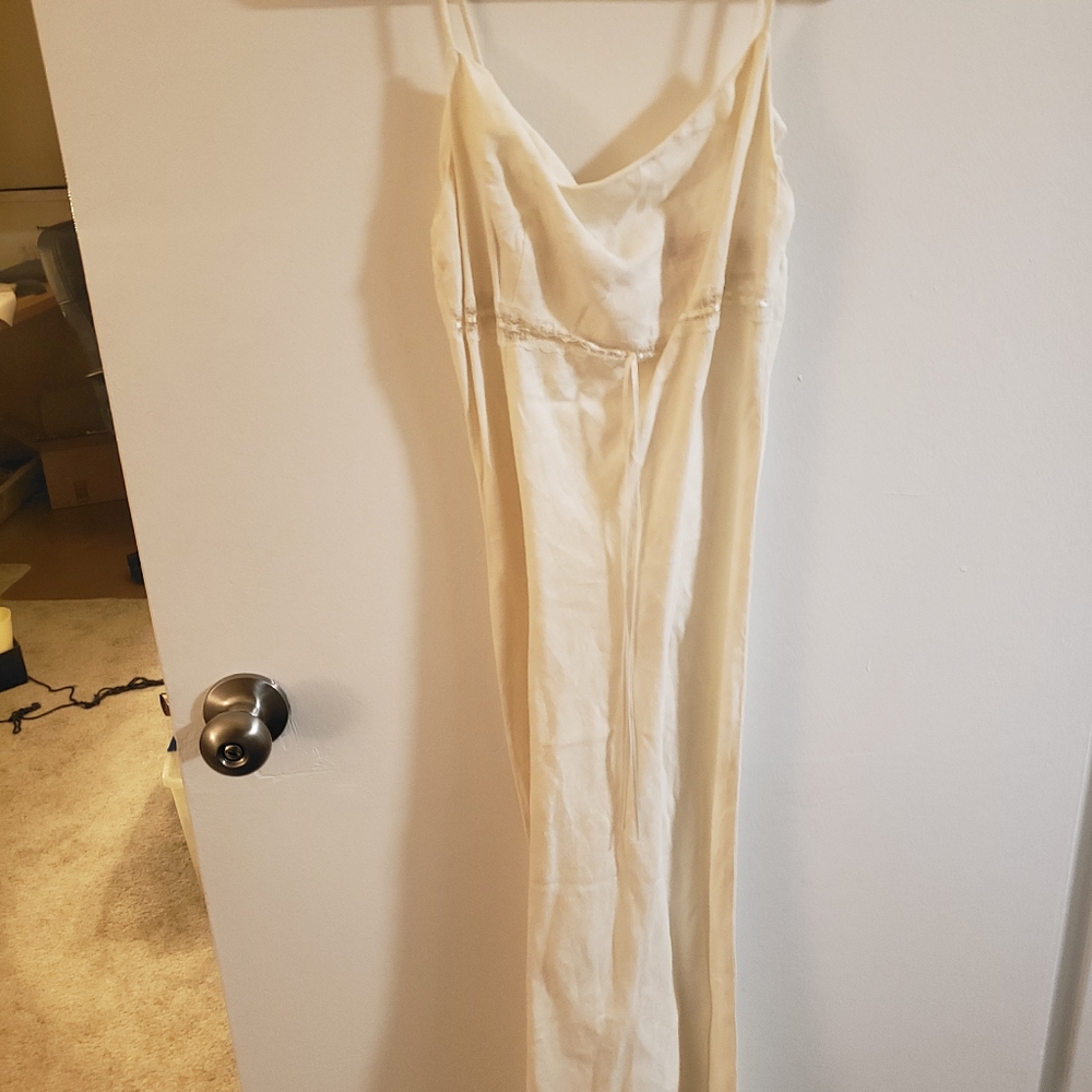 White Linen Dress